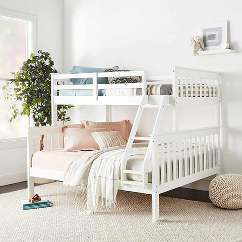 Twin/Full Bunk Bed White
