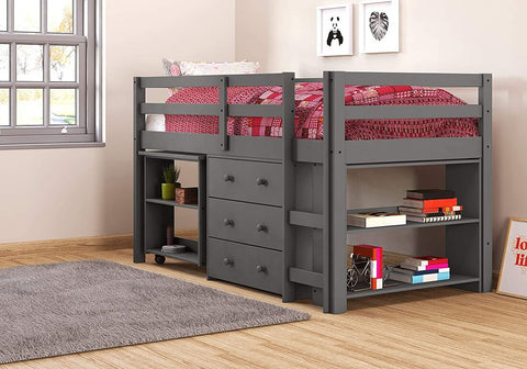 Loft Bed (Grey)
