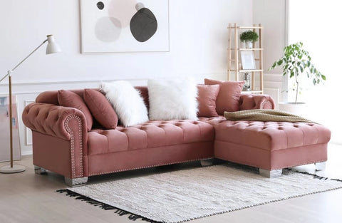 Royal - Pink Sectional