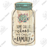 Putuo Decor Home Sign Mason Jar Shape Wooden Hanging Sign Family Plaque Wood for Rustic Home Decoration Farmhouse Wall Art Decor