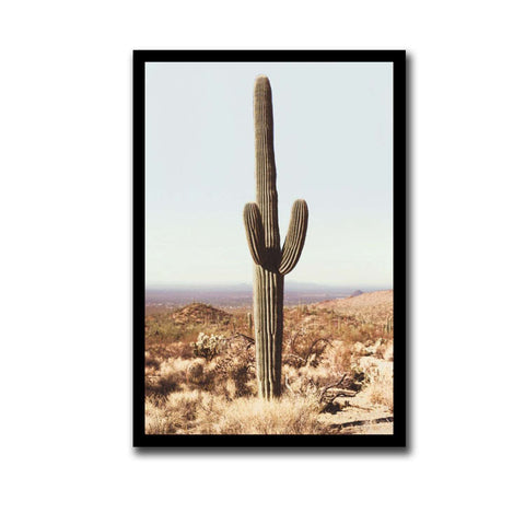Cactus Saguaro National Park Modern Cactus Arizona Desert Canvas Wall Art