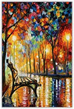 Rains Rustle II by Leonid Afremov Canvas Wall Art Picture Print for Home Decor