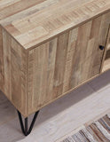 Natural TV Stand 59.25" L