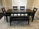 Mantello Collection Dining Set - Choice of 5pc, 6pc or 7pc